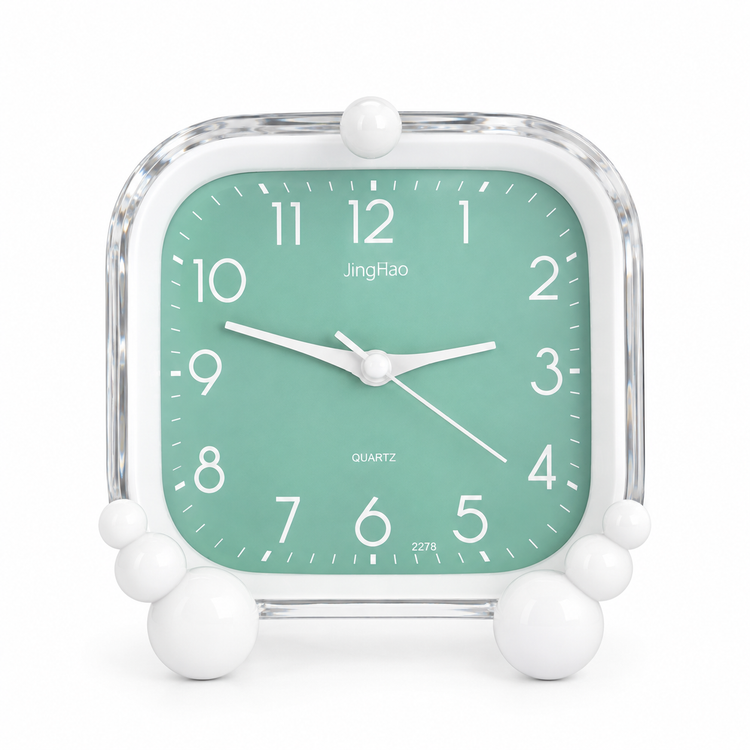ساعت رومیزی مربعی طرح ابر